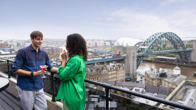One Night Newcastle City Break with Dinner for Two at the Luxury Vermont Hotel